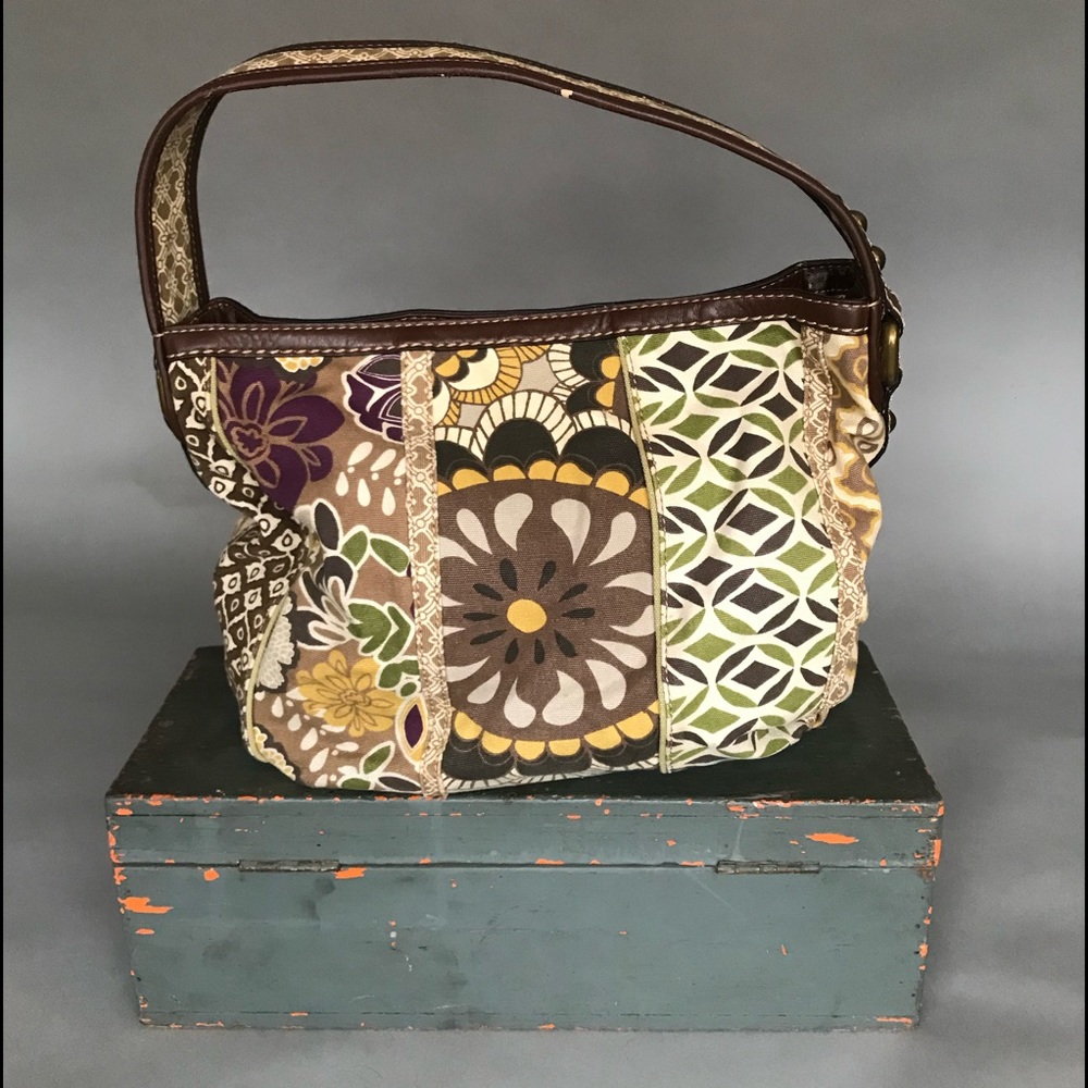 Fossil Fabric Floral Hobo